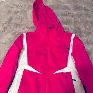 Spyder Ladies Ski/snowboard jacket. pink color Excellent used condition.
